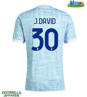 Juventus Jonathan David #30 Bortatröja 2025-26 Kortärmad